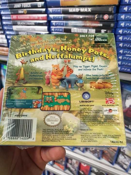 Winnie The Pooh's Rumbly GBA GAME BOY Advance NOWA