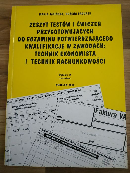 Zeszyt testów i ćwiczeń przyg.do egzaminu potwierdzającego kwalif.