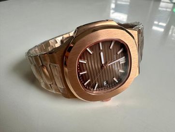 Patek Philippe Nautilius Rose Gold Coffee 5711 40mm Zegarek Automatycz