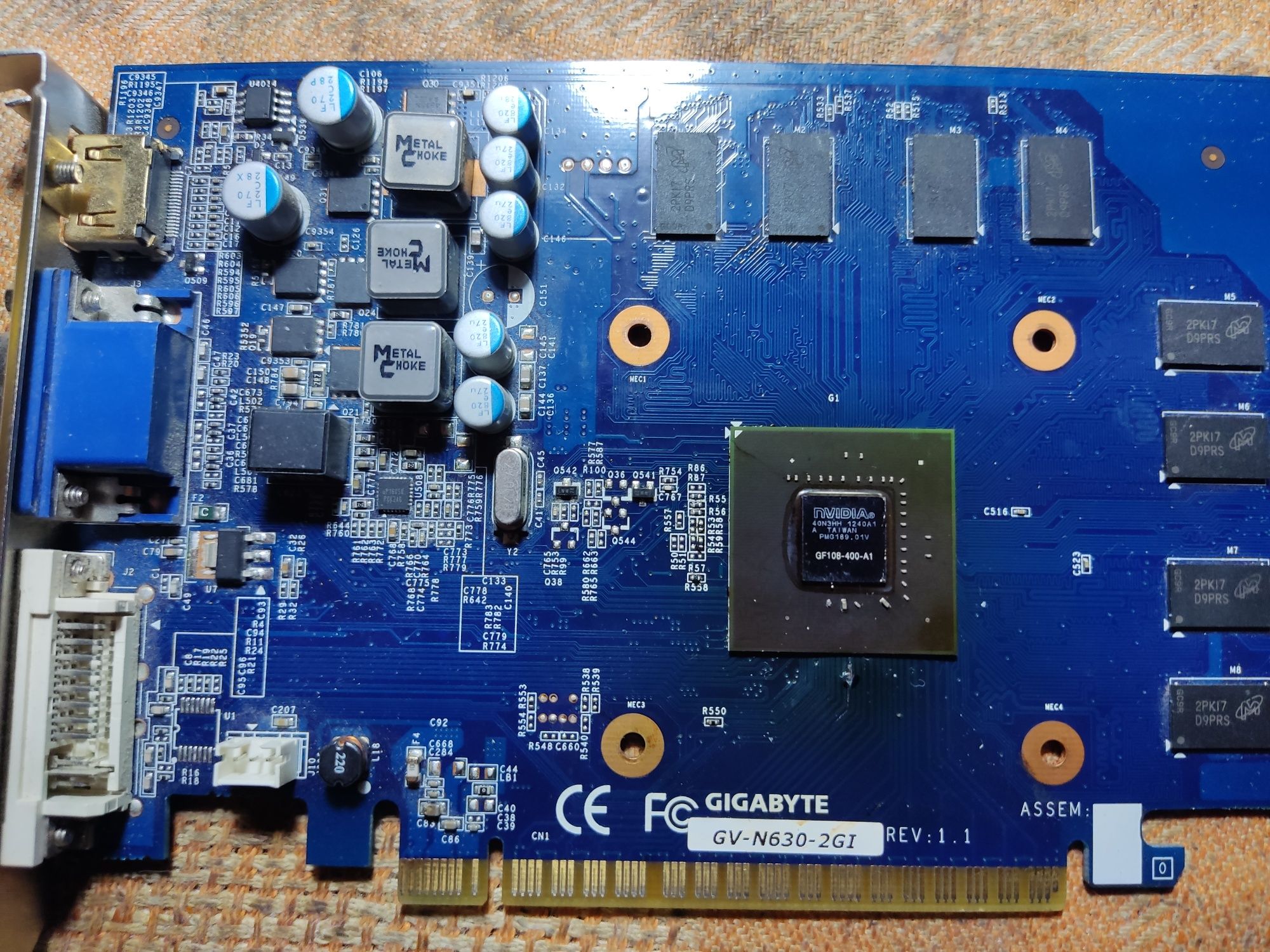 Продам видеокарты radeon hd 5770 и gt630 2g