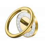 Uchwyt na Telefon na Palec Ring z Podstawką Tech Protect Glitter Gold