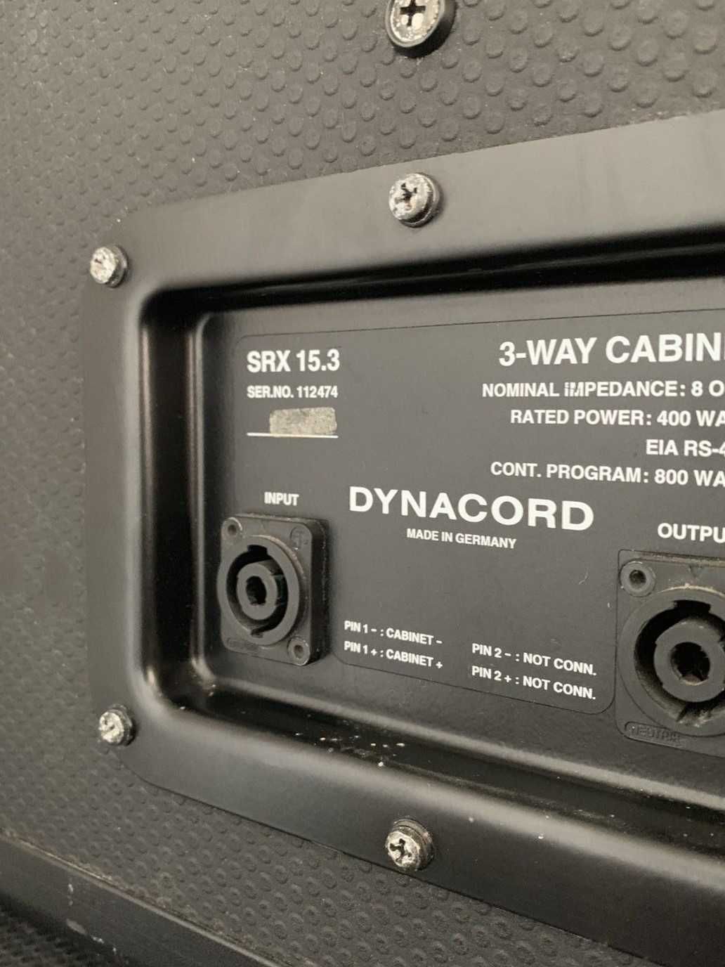 2 x Dynacord SRX15.3