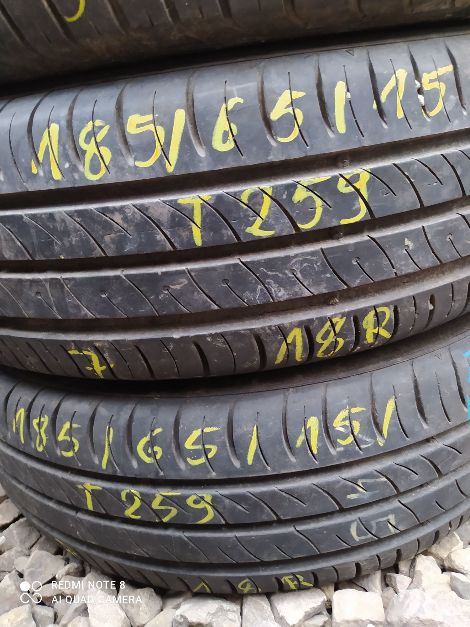 T259 185/65/15 sztuk 2 Kumho