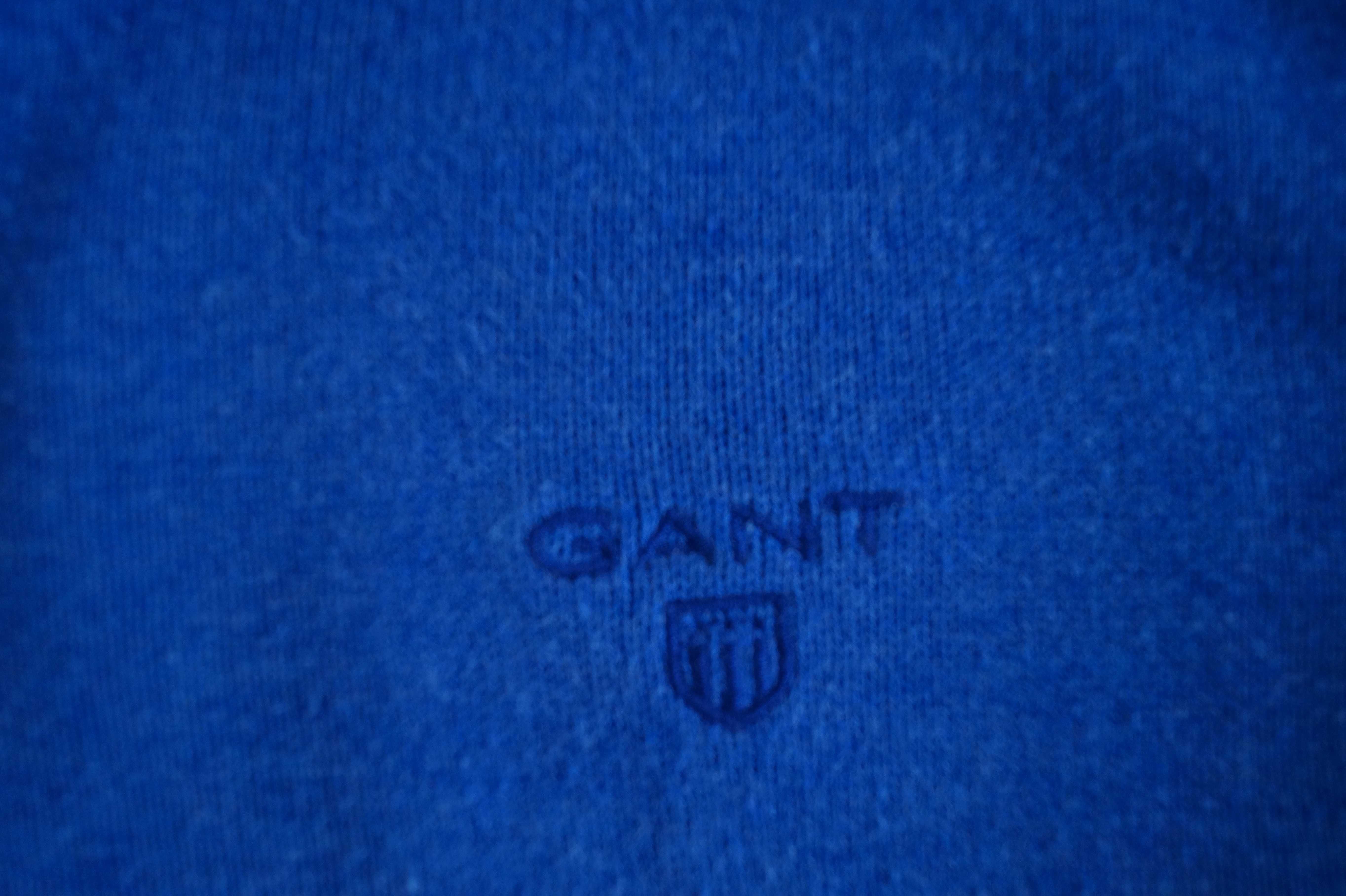 Gant sweter M bawełna 100% niebieski