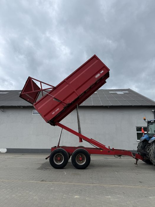 Przyczepa INTHO 12 VBT tandem wywrot podwyższony
