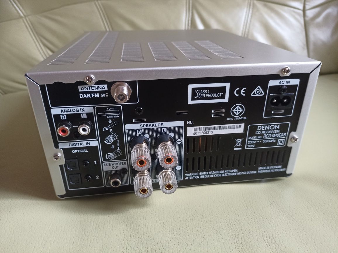 Denon RCD-M40DAB amplituner mini system wieża cd radio dab nie yamaha