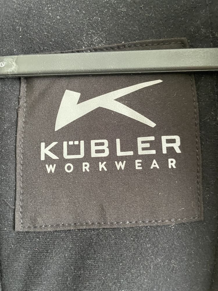 Kobler workwear куртка софтшел сіра чорна робоча
