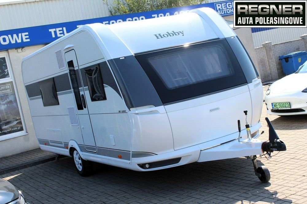 Hobby DE LUXE 495 WFB  FV23% Klimatyzacja Duża łazienka prysznic Webasto Stałe przyłącze wody