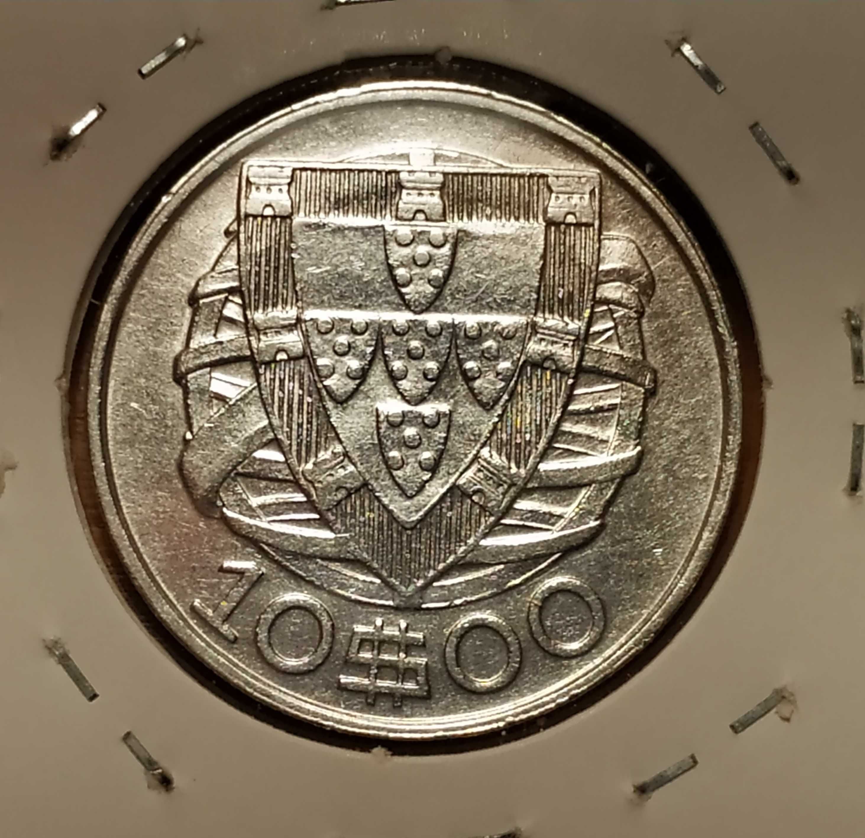 Portugal - moeda em prata de 10 escudos de 1948