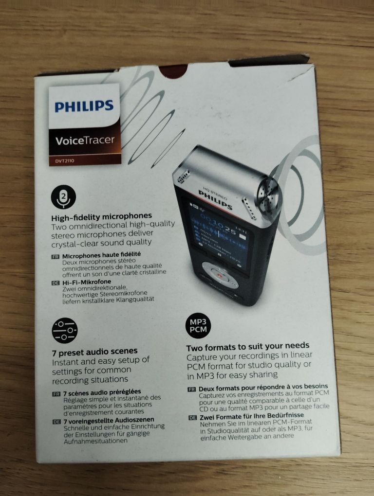 Philips gravador voice tracer novo