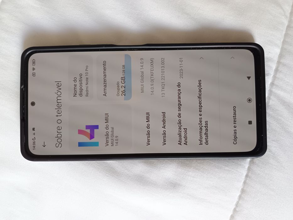 Telemóvel Redmi Note 10 Pro 128GB
