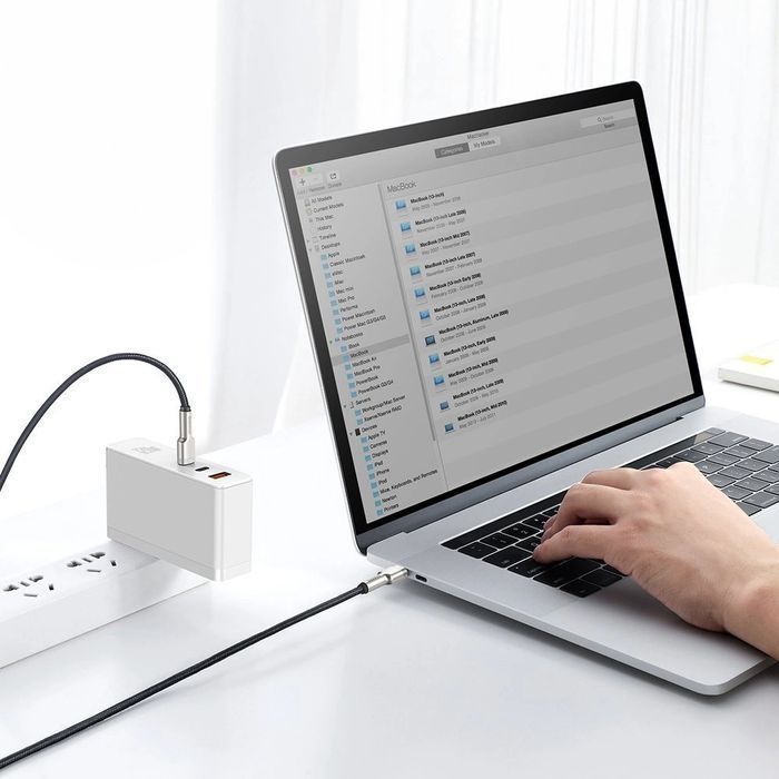 Baseus Cafule Metal Data kabel USB C - USB C 100W Power Delivery 1m
