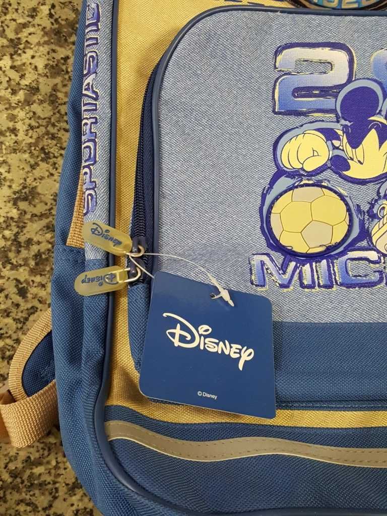 Walizka na kółkach plecak do szkoły Disney Mickey Mouse