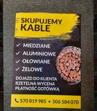 Kable miedziane aluminiowe ołowiane