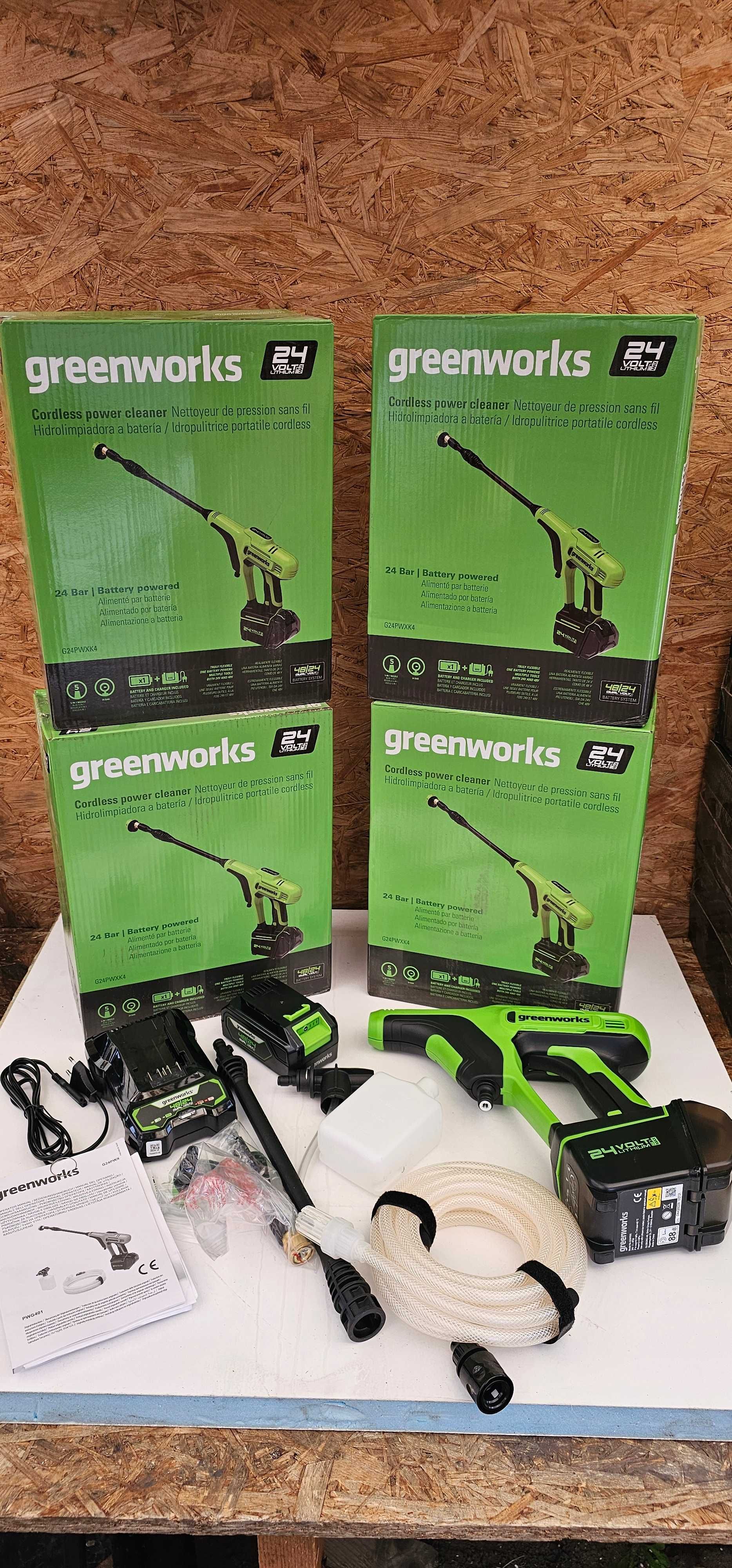 Akumulatorowa myjka ciśnieniowa Greenworks G24PWK4 bateria 24V, 300W