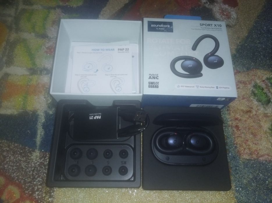 Продам наушники Anker x10 sport. Оригинал! Отличное состояние