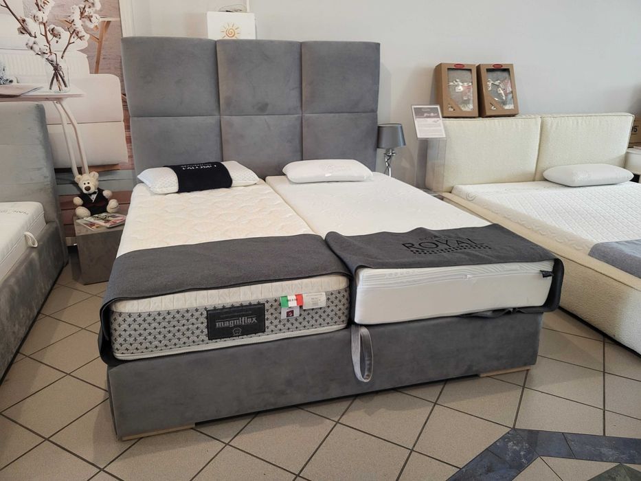 Łóżka tapicerowane , włoskie  tkaniny