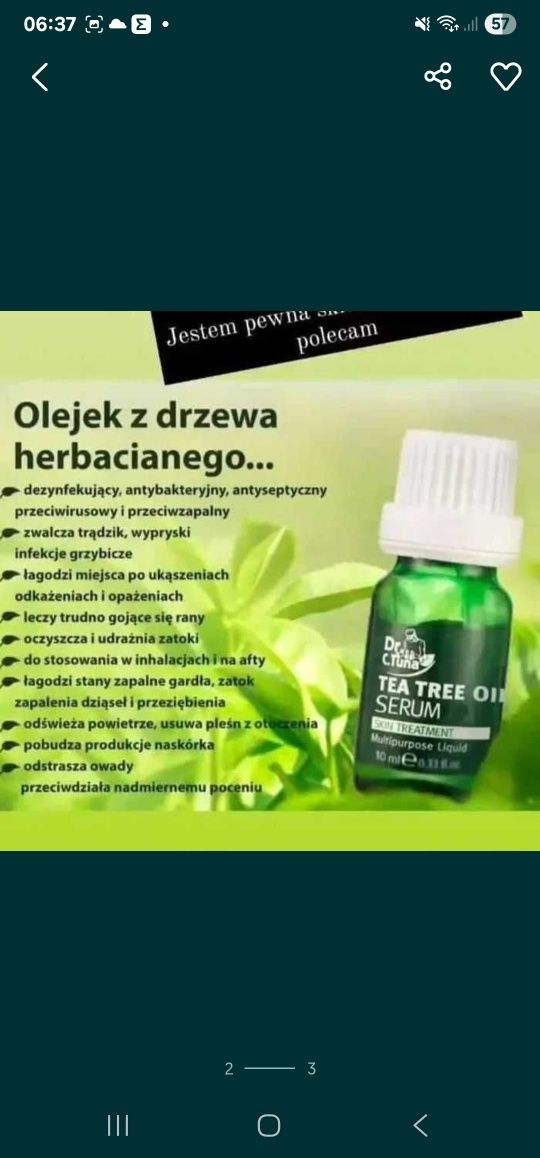 SOS Serum, Olejek z Drzewa Herbacianego Farmasi Dr.C.Tuna