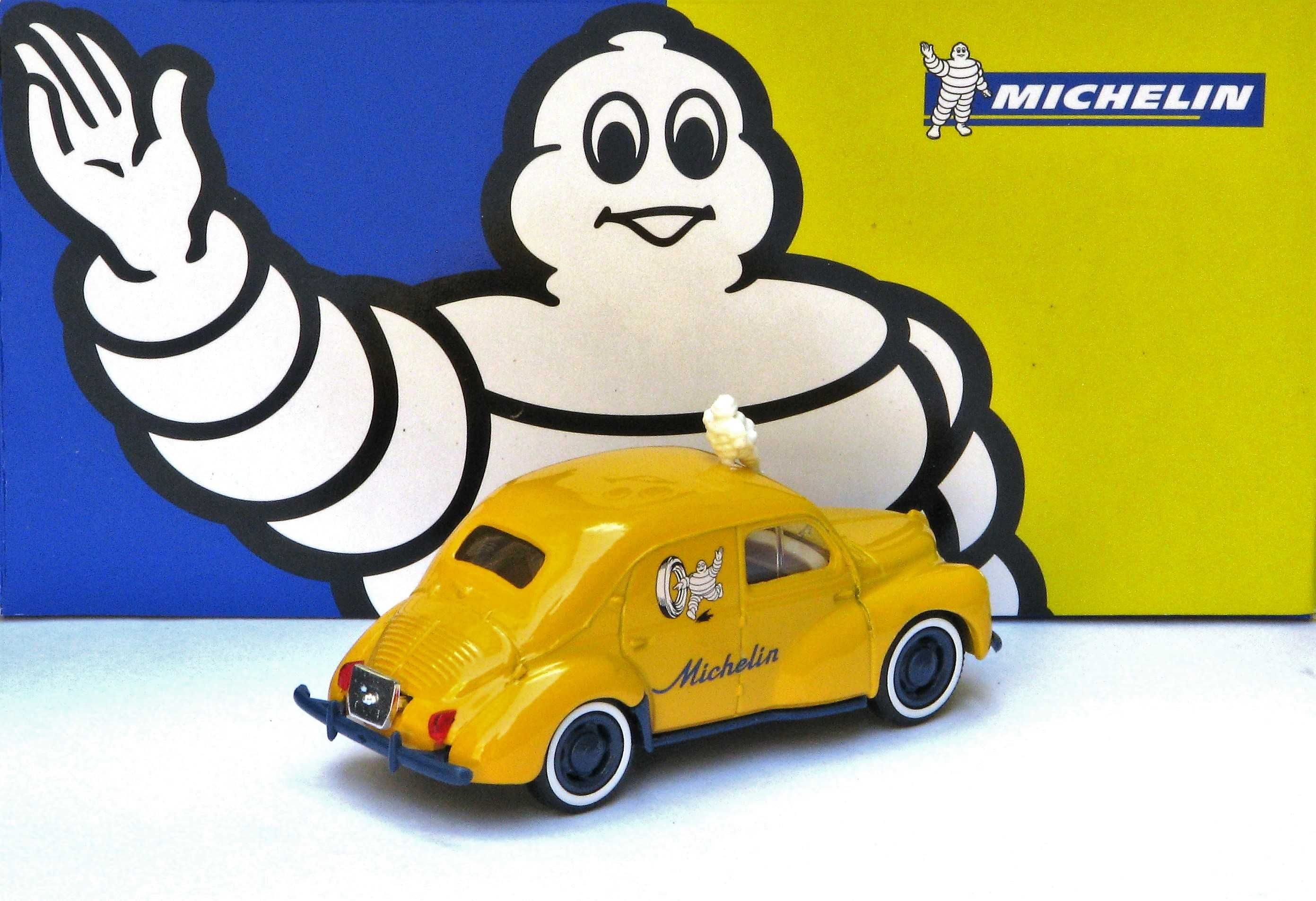 Miniatura Renault 4 cv Michelin 1/43 Solido c/ caixa