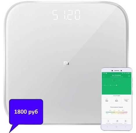 Умные весы Xiaomi Mi Smart Scale 2 | Bluetooth весы для тела | Смарт