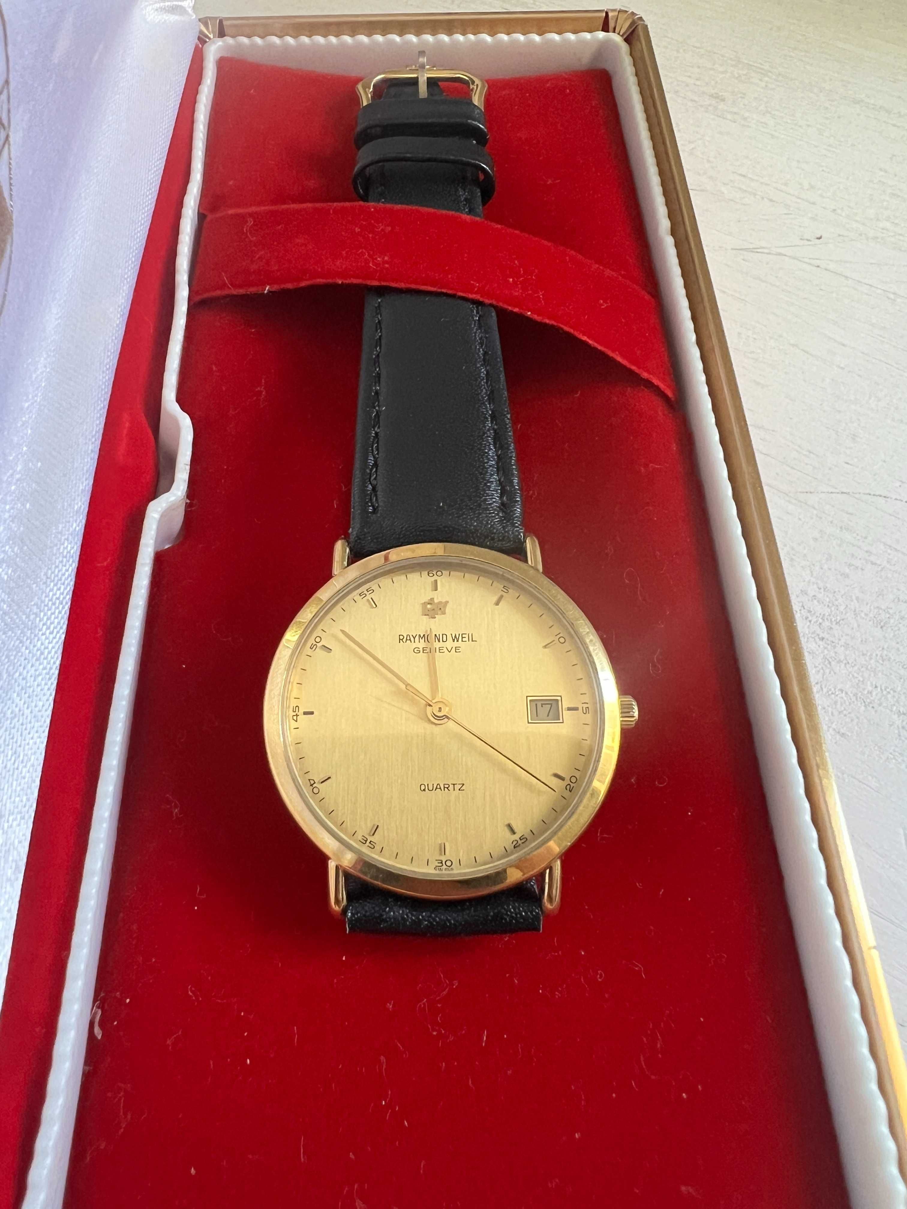 Relógio Raymond Weil Genève – Quartzo Vintage Dourado