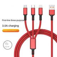 Kabel USB - USB typ C / microUSB / Lightning Webski 1,2 m