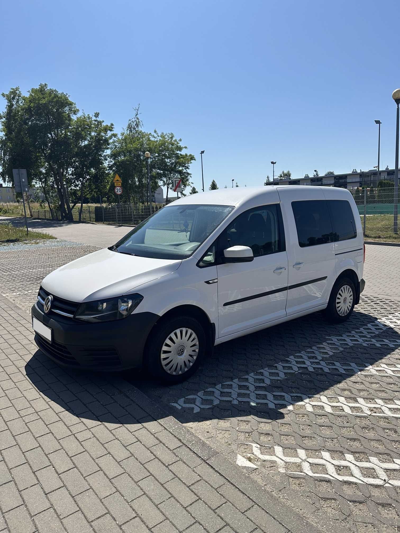VW Caddy 2.0TDI, Klima, Hak, 5-os, Polecam!!! Brutto