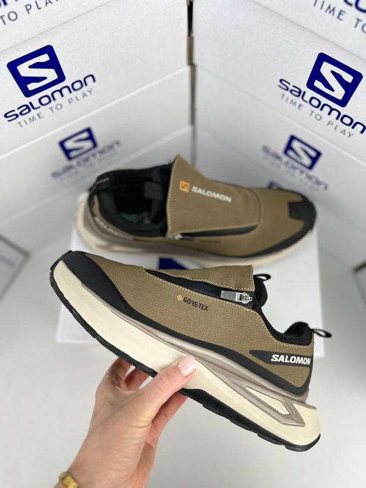 Чоловічі кросівки Salomon Odyssey ELMT Advanced Brown коричневі