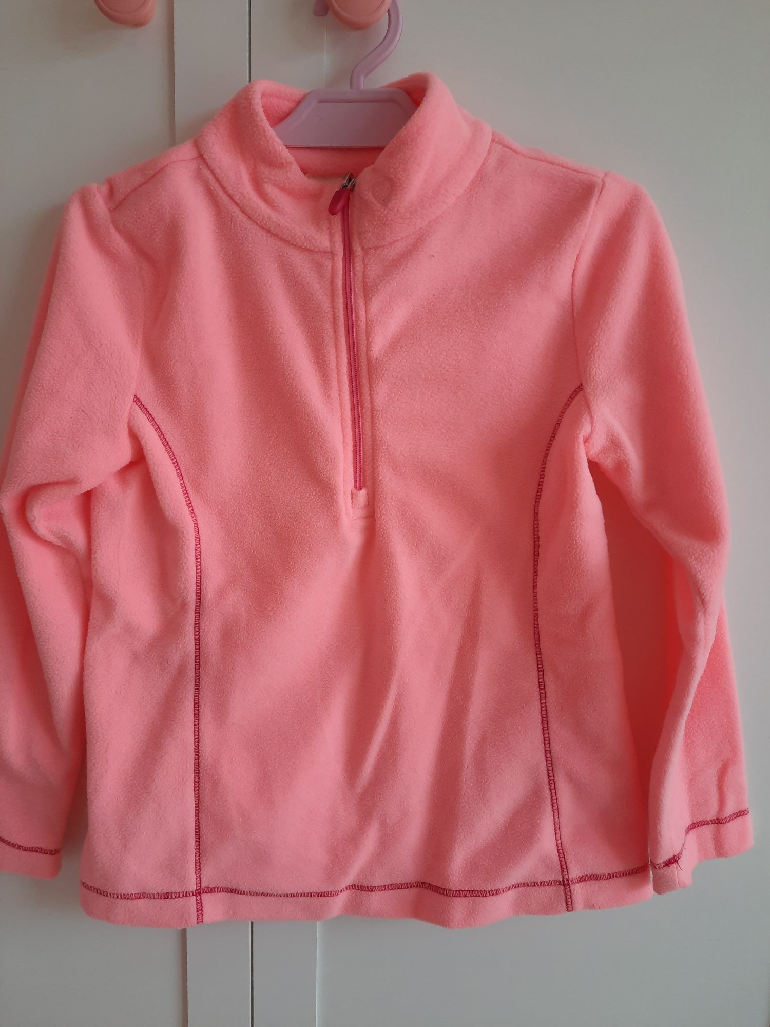Bluza polarowa brzoskwiniowa! Marka OVS! Rozmiar 116!