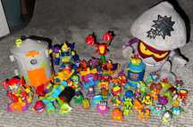 Zestaw Super Zings Things Maskotka 50figurek Rakieta Pojazd Tuba