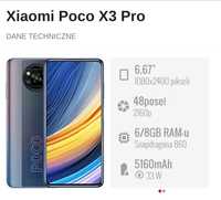 Smartfon POCO X3 Pro 8/256GB 6,67" 120Hz 48Mpix Czarny