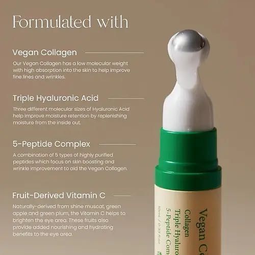 Зволожуюча сироватка навколо очей AXIS-Y - Vegan Collagen Eye Serum