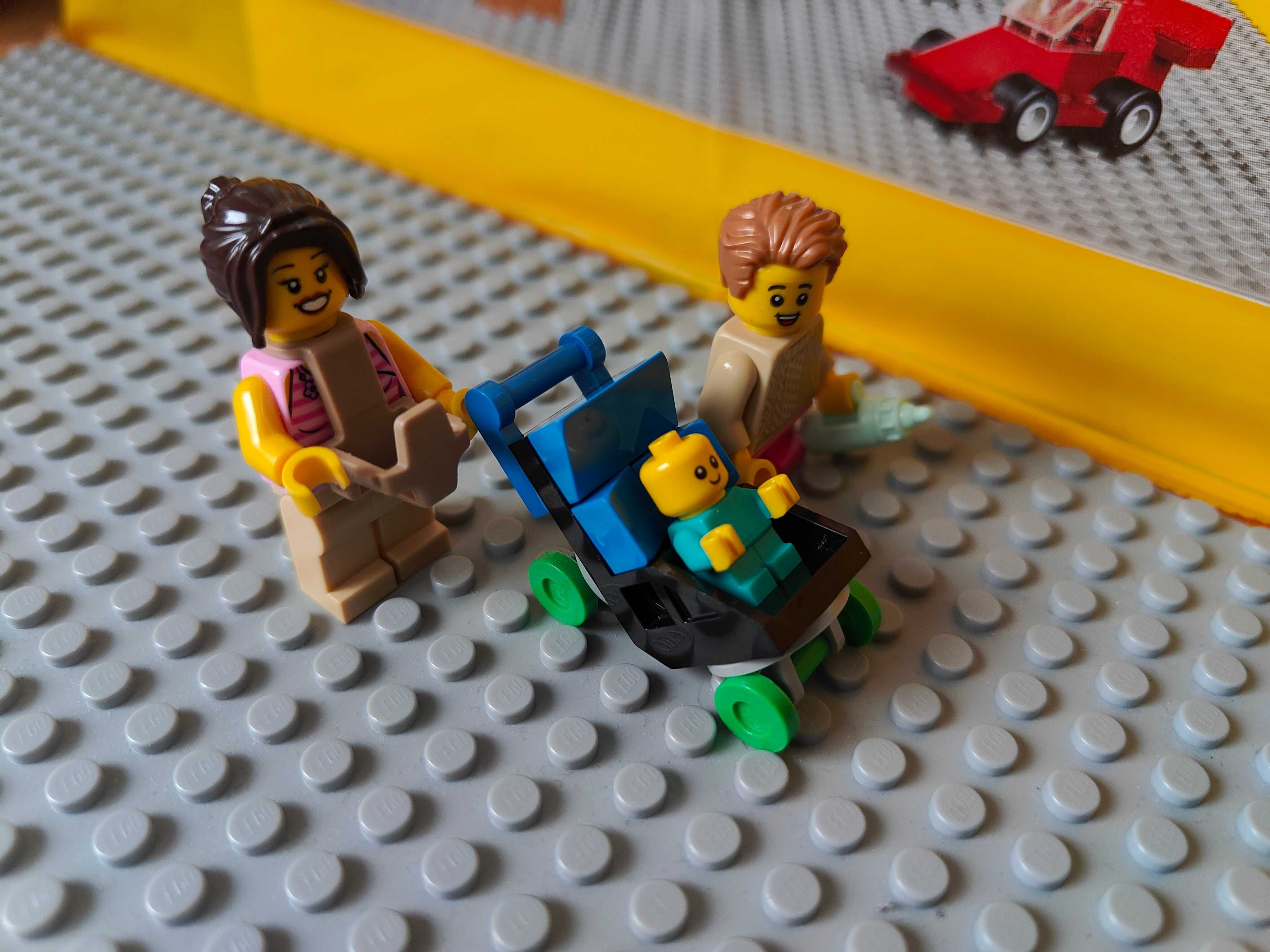 LEGO niemowlę + dziecko + mama + wózek + nosidełko #13