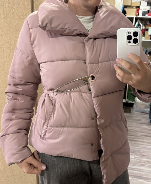 Куртка демісезонна жіноча пудра/рожева