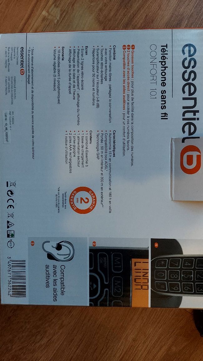 Telefon stacjonarny bezprzewodowy