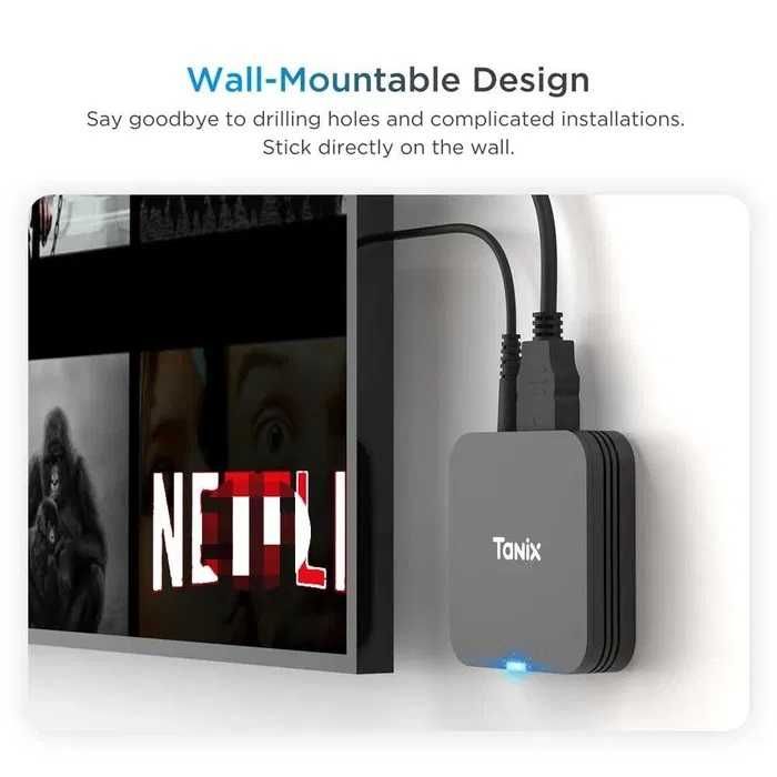 TV Box Android Tanix T 1 - 2GB ROM + 16gb RAM