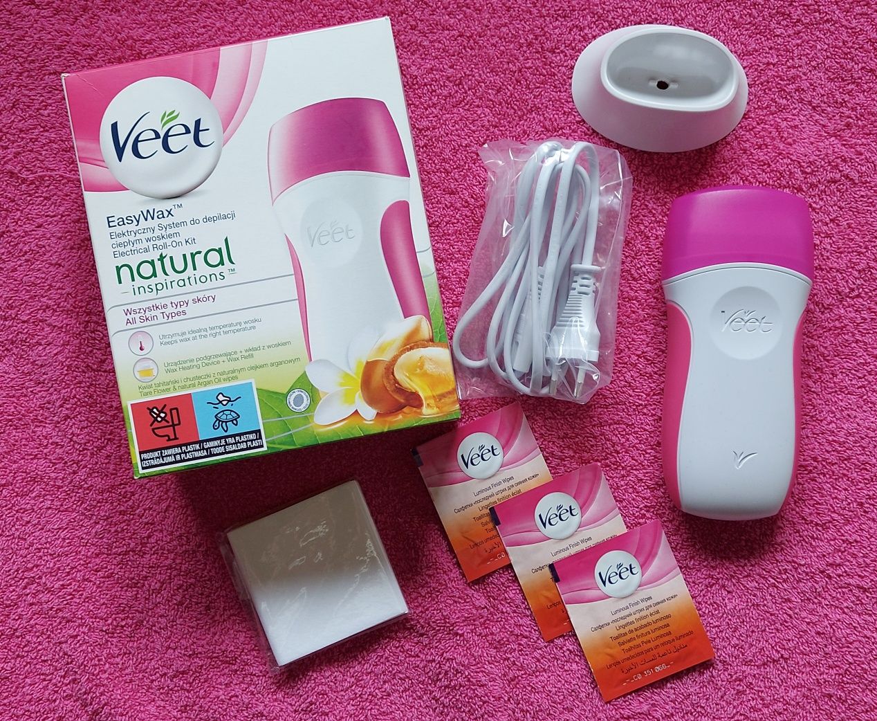 Veet easy wax zestaw jak nowy