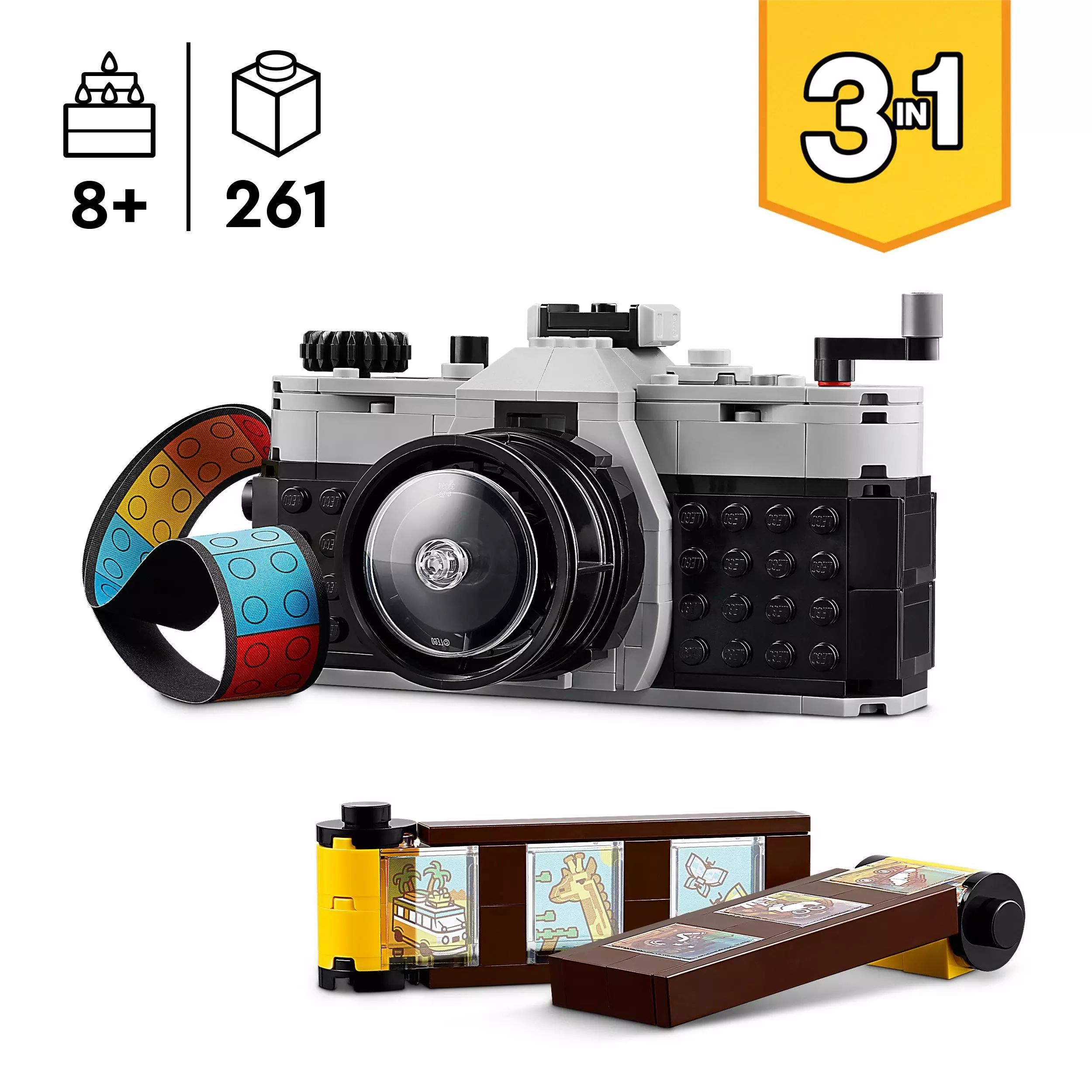 LEGO Creator 3 w 1 Aparat w stylu retro 31147