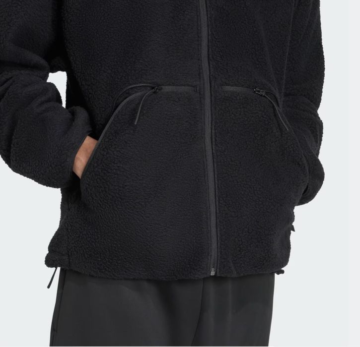 Фліска  кофта шерпа Adidas city tech high pile flece