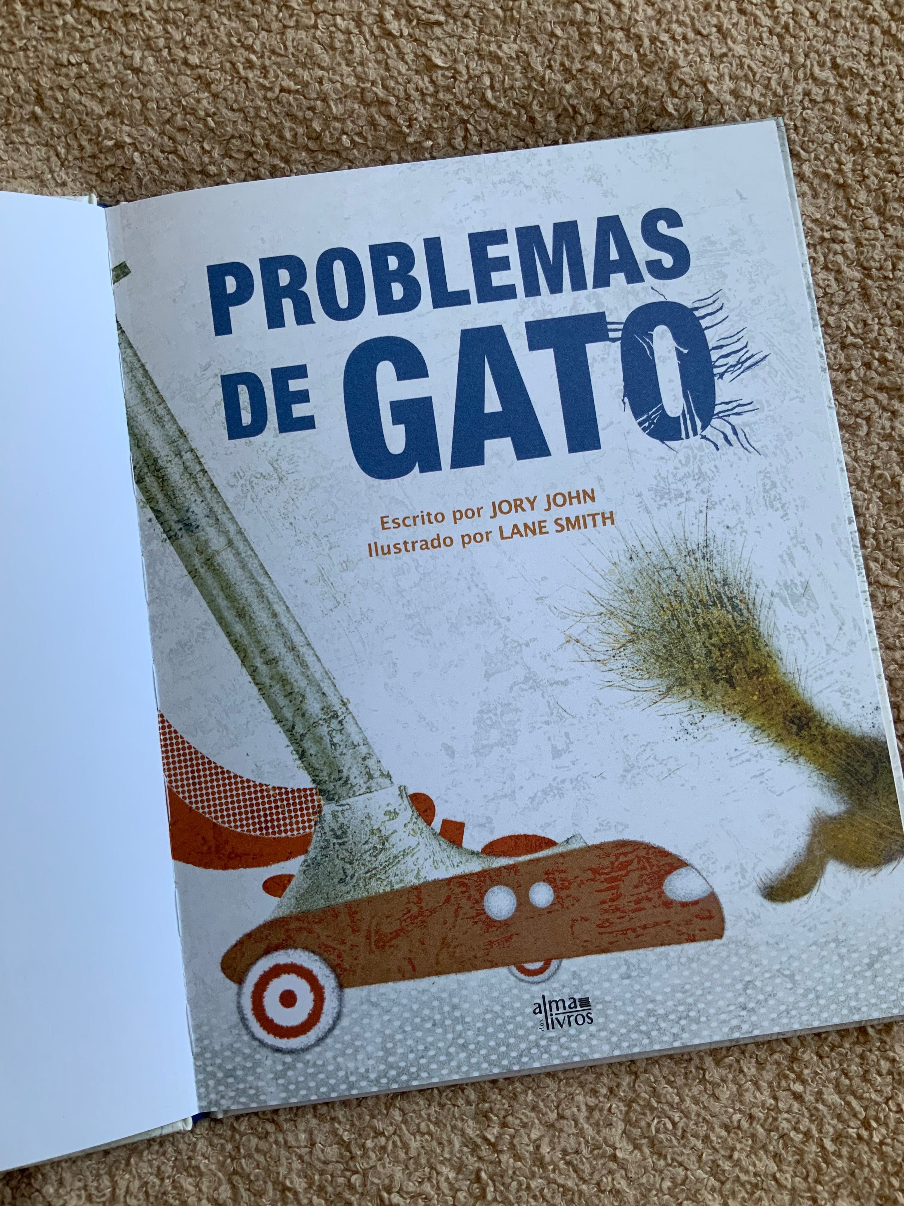 Livro infantil - Problemas de Gato (novo)