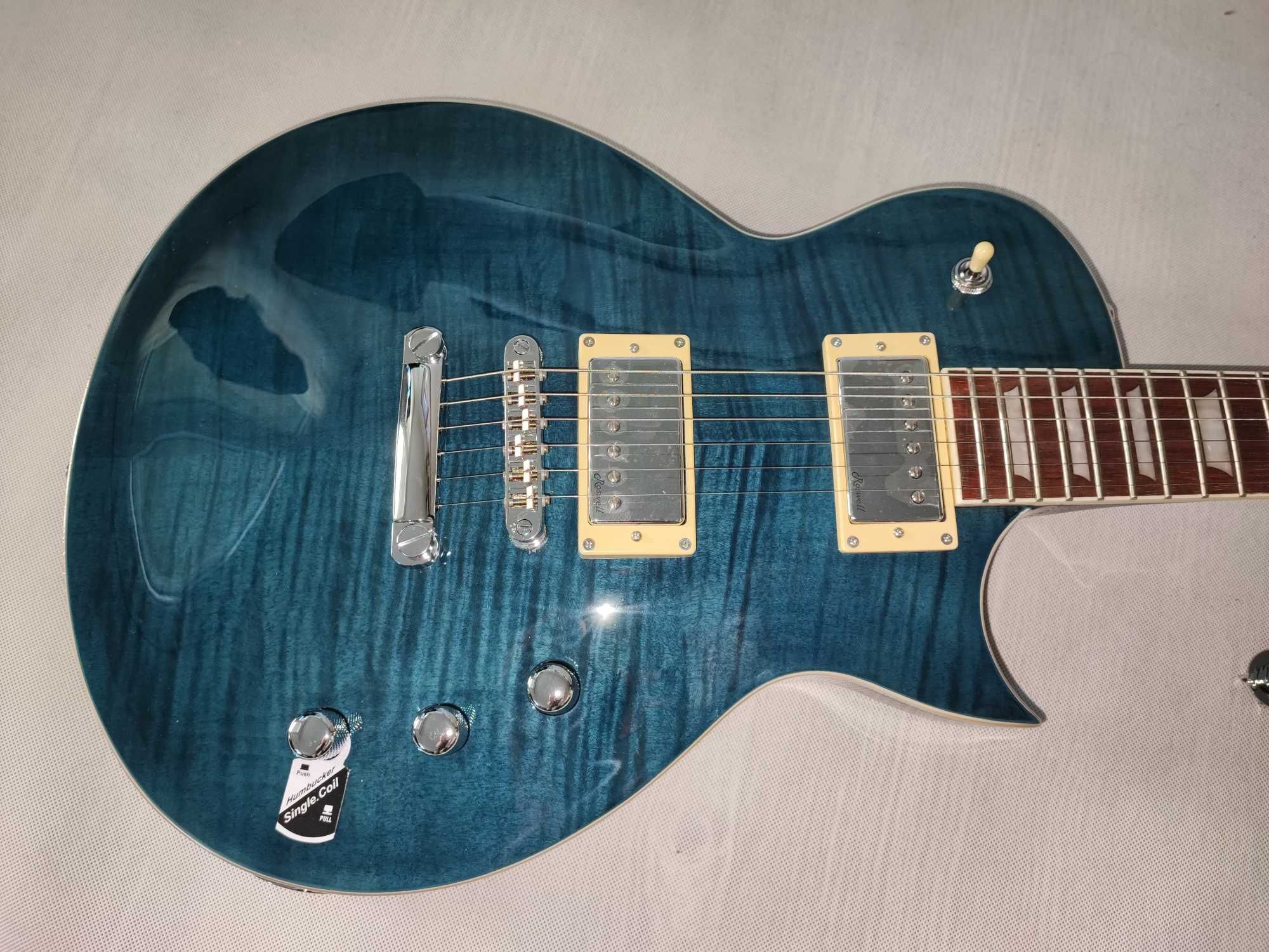 Harley Benton SC-Custom II Ocean Flame NOWA gitara les paul USTAWIONA