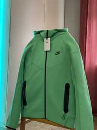 Новое оригинальное худи Nike Tech fleece Green