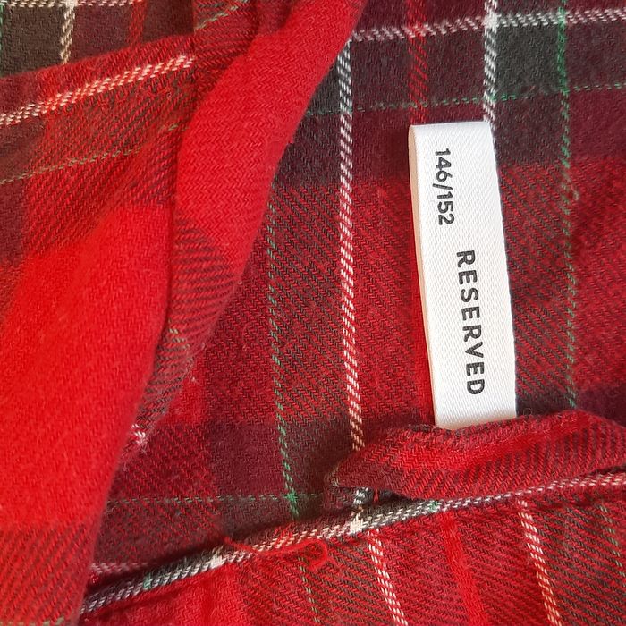 Bawełniana piżama w krate 146/152