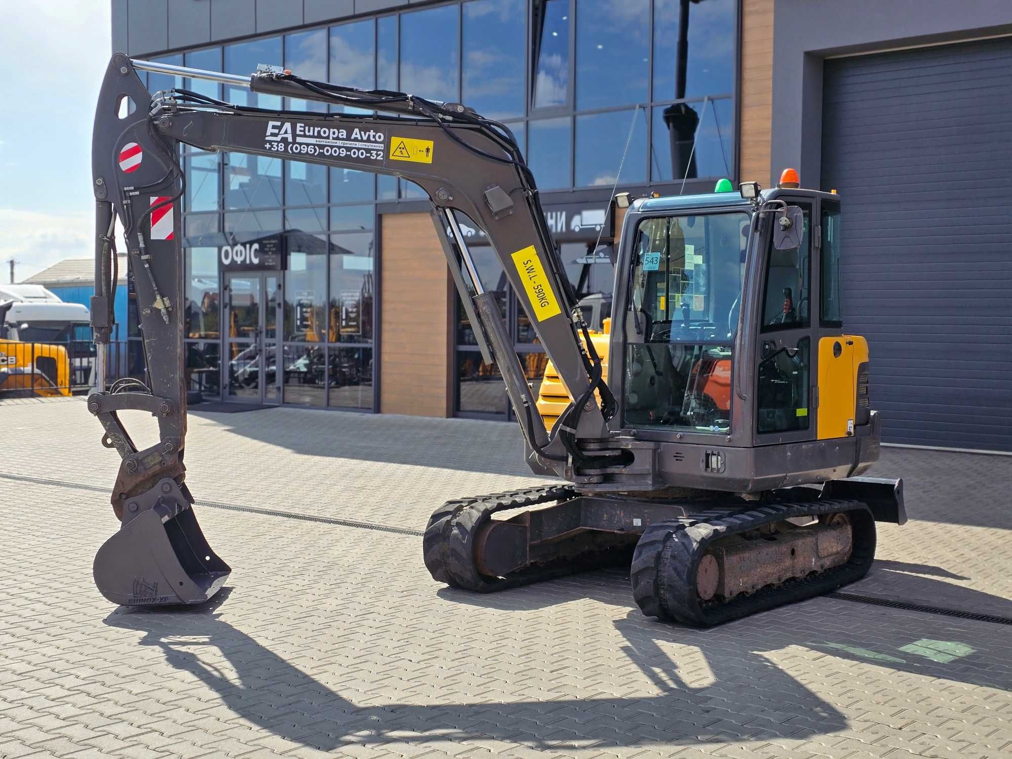 Volvo EC55C | 2016| Міні-екскаватор