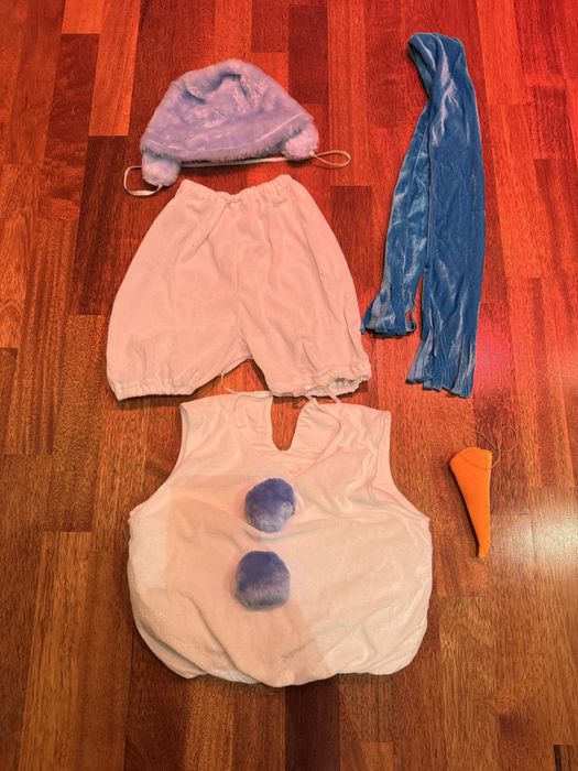 Дитячий новорічний костюм сніговика