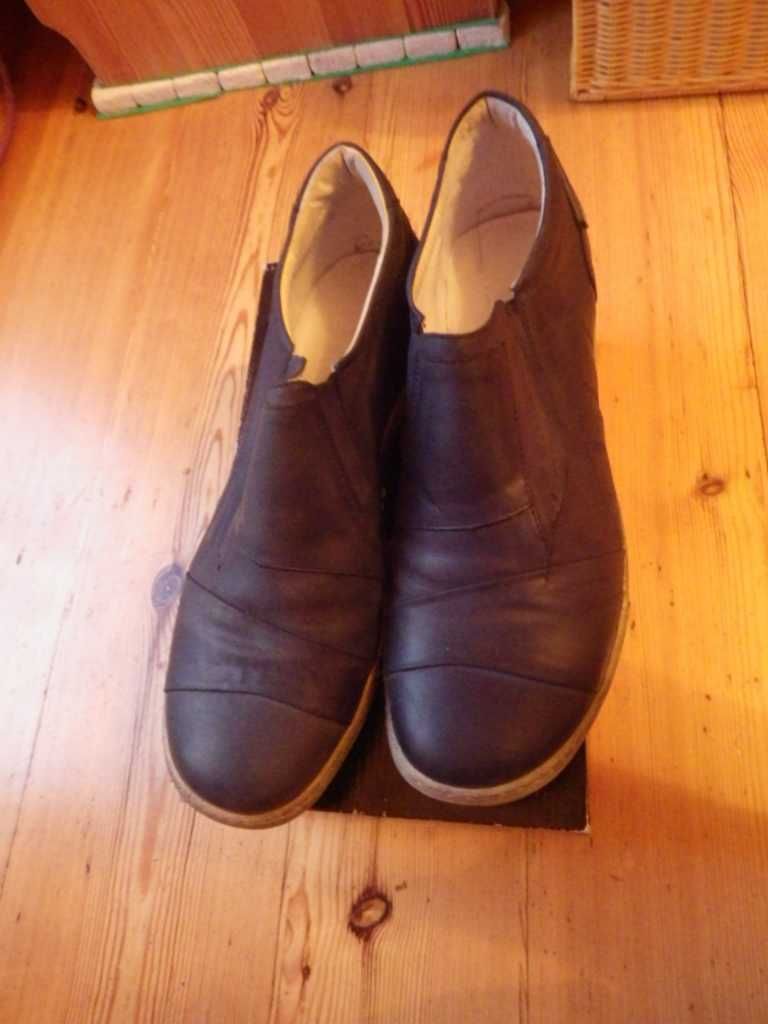 Buty Kacper 1-4249 Long półbuty mokasyny rozmiar 48 wkładka 31,5 cm