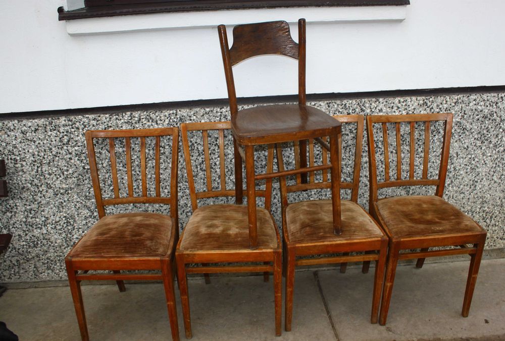 Krzesła Gościcińska Fabryka Mebli Vintage prl zobacz!