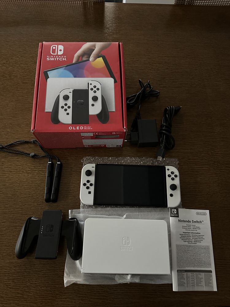 Nintendo Switch Oled white! Zam Playstation Ps 5 Ps 4 Ps 3!