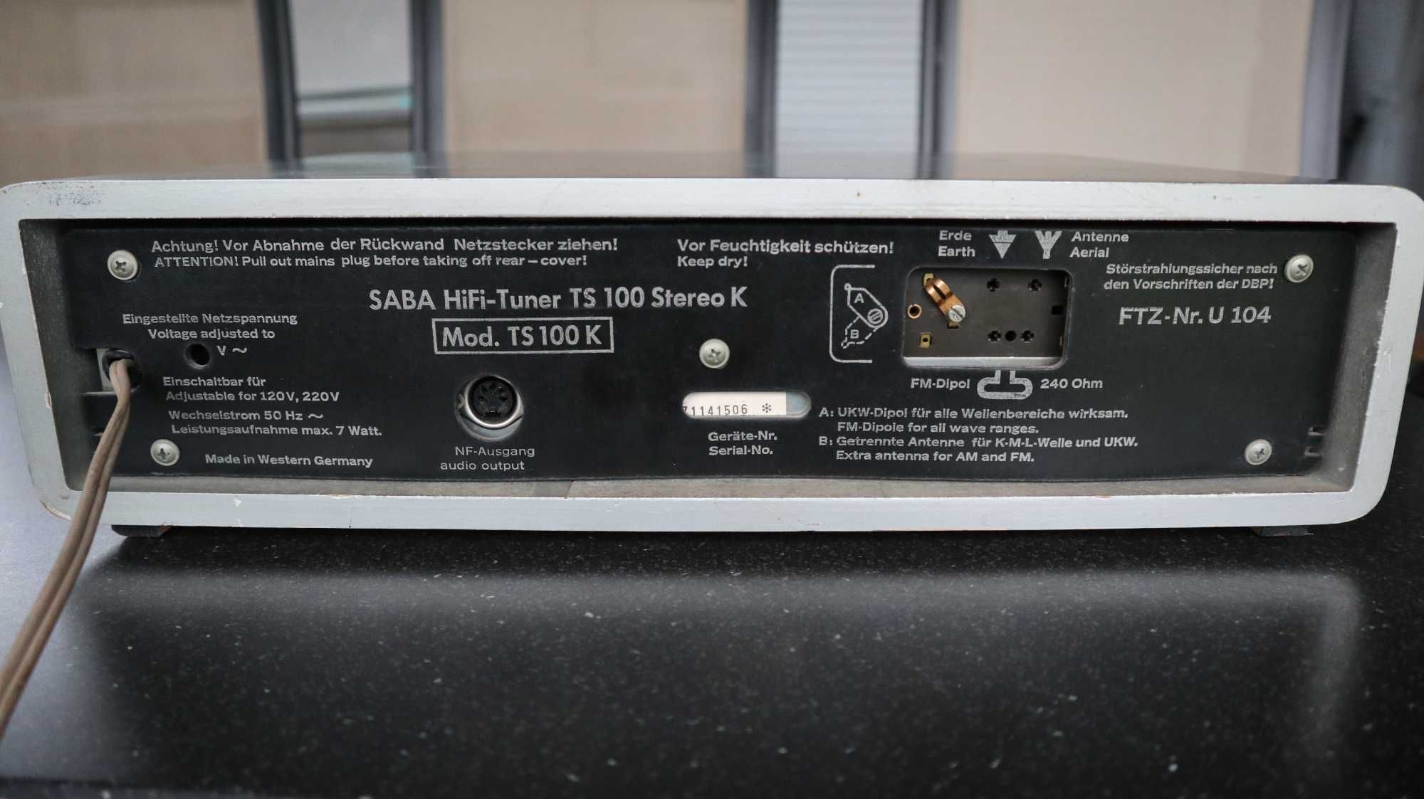 Tuner Saba TS 100