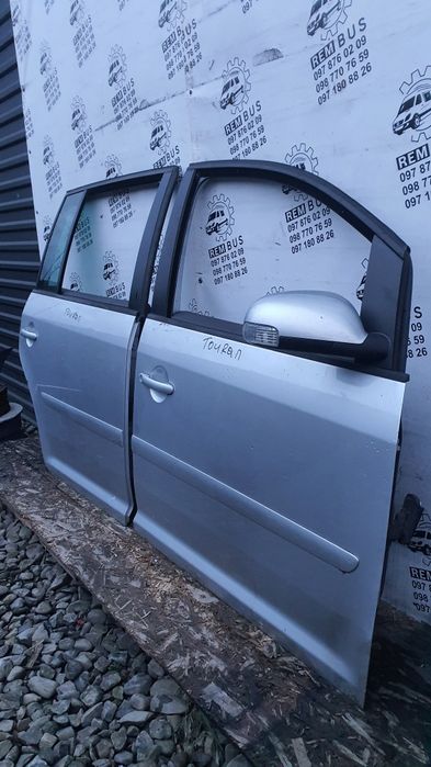 Дверка передня ліва, права, задня ліва Volkswagen Touran 2003+ сірі
